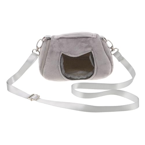 BESTonZON Atmungsaktive Hamster Tragetasche mit Stabilem Reißverschluss Flachem Boden und Leichtem Design Komfortable Sichere Outdoor-Tasche für Meerschweinchen Zuckersegler und Kleine BESTonZON Atmungsaktive Hamster Tragetasche mit Stabilem Reißverschluss Flachem Boden und Leichtem Design Komfortable Sichere Outdoor-Tasche für Meerschweinchen Zuckersegler und Kleine von BESTonZON