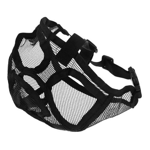 BESTonZON Atmungsaktive Hundemuzzle für Bulldoggen Verstellbare Maulabdeckung für Kurze Schnauzen Biss und Kau Schutz Schwarz Langer Verstellbare Muzzle für Hunde mit Kurzer Atmungsaktive BESTonZON Atmungsaktive Hundemuzzle für Bulldoggen Verstellbare Maulabdeckung für Kurze Schnauzen Biss und Kau Schutz Schwarz Langer Verstellbare Muzzle für Hunde mit Kurzer Atmungsaktive von BESTonZON