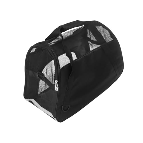 BESTonZON Atmungsaktive Robuste Haustier Tragetasche mit Vierseitigem Mesh Großer Komfort für Hund und Katze für Reisen Camping Sightseeing Leichter Transport für Kleine Tiere BESTonZON Atmungsaktive Robuste Haustier Tragetasche mit Vierseitigem Mesh Großer Komfort für Hund und Katze für Reisen Camping Sightseeing Leichter Transport für Kleine Tiere von BESTonZON