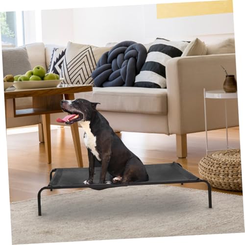 BESTonZON Atmungsaktiver Abnehmbarer Hundebettbezug für Kleine Hunde Strapazierfähiges Outdoor und Indoor Pet Cot Mesh Langlebige rutschfeste Schutzmatte von BESTonZON