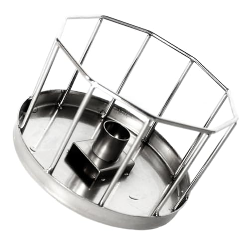 BESTonZON Automatischer Edelstahl Wassernapf für Reptilien und Schildkröten Stabile Trinkschale mit Schwerkraft Nachfüllung Rostfrei für Echsen Bartagamen Hornfrösche und Krustentiere von BESTonZON