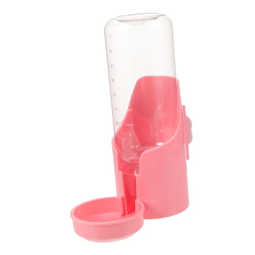 BESTonZON Automatischer Hängender Wasserspender für Hunde und Katzen Spritzsicherer Trinknapf Sicherer Futterspender für Welpen und Kleintiere Transparente Kontrolle Bpa Frei von BESTonZON