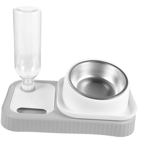 BESTonZON Automatischer Katzennapf mit Trink Futterschale aus Langlebigem Kippsicheres Design Leicht Befüllbar als Futterspender und Wassernapf für Hunde und Katzen BESTonZON Automatischer Katzennapf mit Trink Futterschale aus Langlebigem Kippsicheres Design Leicht Befüllbar als Futterspender und Wassernapf für Hunde und Katzen von BESTonZON