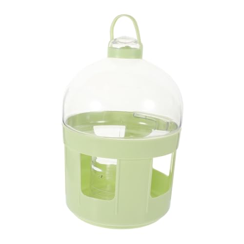 BESTonZON Automatischer Vogel Wasserspender Großer Plastik Wasserspender für Tauben und Kleinvögel Haushalts vogeltränke Praktische Wasserstation Bpa frei Grün von BESTonZON