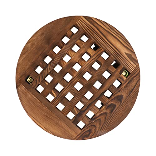 BESTonZON Basis für Blumentöpfe drinnen groß Blumentopf Steht im Freien Anlage Plant Shelf pflanzengestell schubkarre sukkulenten töpfe tablett Pflanztöpfe aus Holz Tablett hölzern Brown BESTonZON Basis für Blumentöpfe drinnen groß Blumentopf Steht im Freien Anlage Plant Shelf pflanzengestell schubkarre sukkulenten töpfe tablett Pflanztöpfe aus Holz Tablett hölzern Brown von BESTonZON