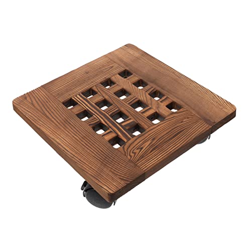 BESTonZON Bewegliches Blumenuntersetzer Tablett Dickem mit Praktischer Pflanzentopf Halter für Garten und Innenbereich mit Bremsen für Stabilität BESTonZON Bewegliches Blumenuntersetzer Tablett Dickem mit Praktischer Pflanzentopf Halter für Garten und Innenbereich mit Bremsen für Stabilität von BESTonZON