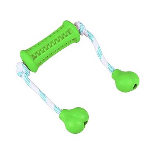 BESTonZON Bissfestes Kauspielzeug Hund Zahnreinigung aus Premium Gummi Langlebiger Hundezahnpflege Kauknochen für Welpen und Hunde Komfortabel zum Kauen und Spielerisch zur Zahnpflege Grün von BESTonZON