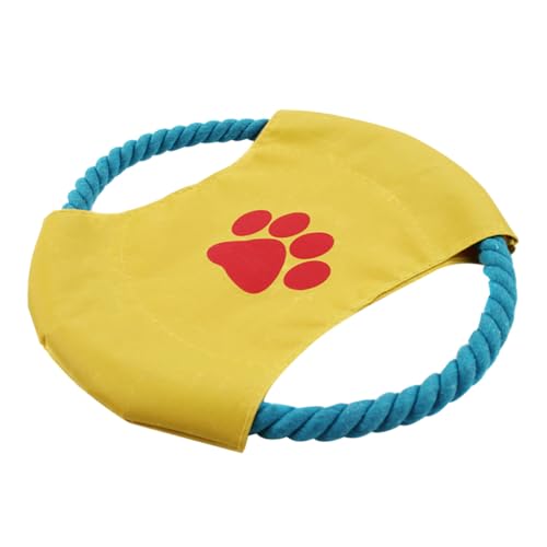 BESTonZON Bissfestes Pet Flying Disc Hundespielzeug Leichtes Trainingsspielzeug für Retriever Samojeden und Mittlere Hunde Farblich Zufällig für Apportierspaß Drinnen und Zufällige Farbe von BESTonZON