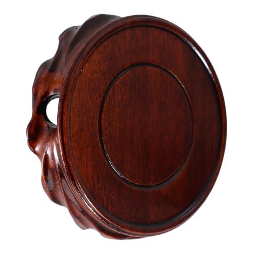 BESTonZON Blumentopf-Aquarium Runder Teekannenständer Skulpturenständer Vasenständer Dekorationsornamente Für Aquarien Teekannen-ausstellungsständer Holz Brown BESTonZON Blumentopf-Aquarium Runder Teekannenständer Skulpturenständer Vasenständer Dekorationsornamente Für Aquarien Teekannen-ausstellungsständer Holz Brown von BESTonZON