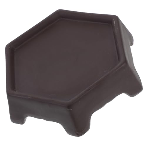 BESTonZON Ceramic Riser Für Blumentöpfe Eleganter Sechseckiger Untersetzer Für Sukkulenten Indoor Und Outdoor Mit Spritzschutz Für Pflanzenpflege Und Dekorative Aufbewahrung BESTonZON Ceramic Riser Für Blumentöpfe Eleganter Sechseckiger Untersetzer Für Sukkulenten Indoor Und Outdoor Mit Spritzschutz Für Pflanzenpflege Und Dekorative Aufbewahrung von BESTonZON