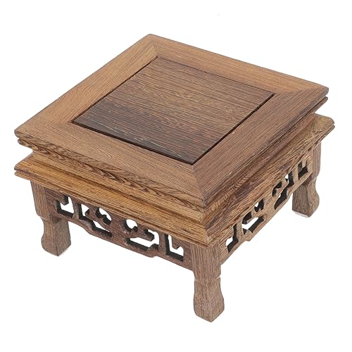BESTonZON Blumentopfhalterhocker Blumentopfbasis Stand Bonsai-pflanzgefäße Zimmerpflanzen Topfständer Für Den Garten Pflanzgefäßständer Ständer Für Teekannen Aus Holz Hölzern Kaffee BESTonZON Blumentopfhalterhocker Blumentopfbasis Stand Bonsai-pflanzgefäße Zimmerpflanzen Topfständer Für Den Garten Pflanzgefäßständer Ständer Für Teekannen Aus Holz Hölzern Kaffee von BESTonZON