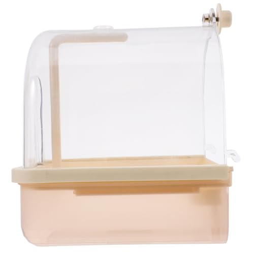 BESTonZON Box Vogel Reisekäfig Conure Käfig Rattenspielzeug Vogelkotentferner Klares Vogelbad Für Käfig Mister Sprühflasche Roost Refresh Vogel Haustierbedarf Vogelbad Elefant Lava Ledge von BESTonZON