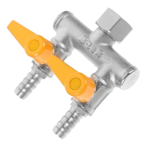 BESTonZON Brass Schlauch Splitter Y Adapter mit Ventil Wasseranschluss Hochwertiges für Garten Schlauchsysteme und Wasserverteilung BESTonZON Brass Schlauch Splitter Y Adapter mit Ventil Wasseranschluss Hochwertiges für Garten Schlauchsysteme und Wasserverteilung von BESTonZON