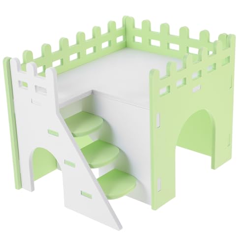 BESTonZON Buntes Hamsterhaus aus Stabilem Kleines Nagerversteck und Rückzugsort Geeignet als Schlafhaus für Meerschweinchen Kaninchen und Kleine Kleintiere Langlebiges und Geruchsfreies von BESTonZON