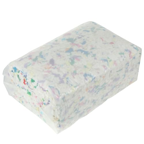 BESTonZON Buntes Hamsterkäfig Einstreu Papier Saugfähig Geruchshemmend Recyceltes Material Weiche Käfigeinlage für Kleintiere Wie Hamster und Meerschweinchen von BESTonZON