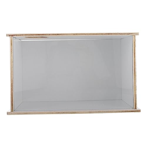 BESTonZON Dekorative Hamster Badewanne aus Holz Multifunktionale Sandbad Box für Chinchillas und Kleine Haustiere Transparentes Design für Beobachten als Toilette oder Sandbad Leicht und BESTonZON Dekorative Hamster Badewanne aus Holz Multifunktionale Sandbad Box für Chinchillas und Kleine Haustiere Transparentes Design für Beobachten als Toilette oder Sandbad Leicht und von BESTonZON
