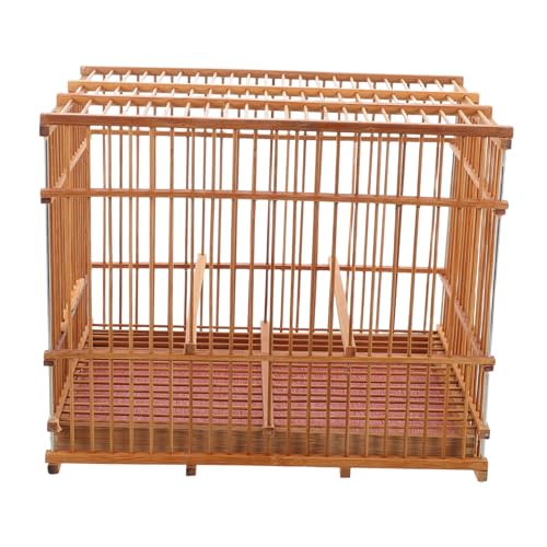 BESTonZON Dekorativer Vogelkäfig Tragbarer Käfig für Vögel für Zuhause und Reisen Geeignet für Sittiche Liebesvögel und Kleintiere Stilvolles und Nachhaltiges Design von BESTonZON