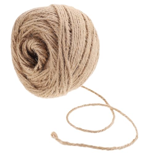BESTonZON Dekoratives Sisal Juteseil DIY Katzenkratzbaum Seil Kratzmatte Katzen Zubehör Flexibel Zuschneidbar zum Möbel Schutz und Bastelprojekte Zufällige Farbe Zufällige Farbe von BESTonZON