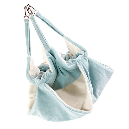 BESTonZON Doppelschichtige Hamster Hängematte Aus Flanell Gemütliches Schlaf Und Spielbett Für Kleine Hamster Ratten Und Andere Kleintiere von BESTonZON