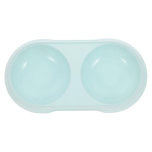 BESTonZON Doppelter Futter und Wassernapf für Katzen und Haustiernapf aus Freiem Material zu Reinigen für Futter und Wasser für Kleine Haustiere von BESTonZON