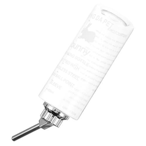 BESTonZON Edelstahl Trinkflasche für Kleine Haustiere mit Rollendem Wasserspender Auslaufsicher Druckbeständig Robust Hängend Kompatibel mit Kaninchen Hamster Meerschweinchen und Chinchilla BESTonZON Edelstahl Trinkflasche für Kleine Haustiere mit Rollendem Wasserspender Auslaufsicher Druckbeständig Robust Hängend Kompatibel mit Kaninchen Hamster Meerschweinchen und Chinchilla von BESTonZON