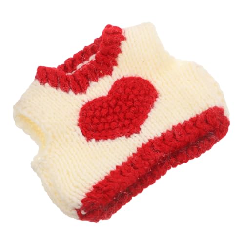 BESTonZON Eichhörnchen Liebespullover Katzenpullover Valentinstag Haustierpullover Valentinstag Hundeoutfit Valentinstag Haustierbedarf Valentinstag Haustierkostüm Haustier von BESTonZON