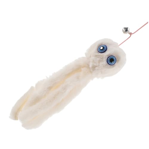 BESTonZON Elastischer Katzenstock Kätzchen Katzenspielzeug Für Drinnen Katzenspielzeug Mit Glocke Katze Glocke Katzenspaß Für Drinnen Katzentür Plüsch Beige BESTonZON Elastischer Katzenstock Kätzchen Katzenspielzeug Für Drinnen Katzenspielzeug Mit Glocke Katze Glocke Katzenspaß Für Drinnen Katzentür Plüsch Beige von BESTonZON