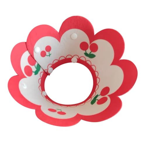 BESTonZON Elizabeth Circle Stilvolles Katzenhalsband Mit Sicherheitsschnalle Fellpflege Haustierhalsband Katzenhalsabdeckung Rehabilitationshalsband Mit Schleife Katzenhalsband von BESTonZON