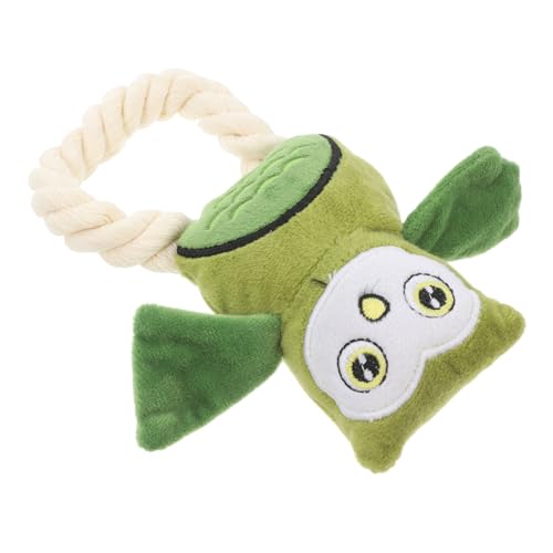 BESTonZON Eule Hundespielzeug Interaktiv Hundespielzeug Hundekauspielzeug Hundeseilspielzeug Für Kleine Hunde Hund Spielt Plüschtiere Für Hunde Grün Flanell BESTonZON Eule Hundespielzeug Interaktiv Hundespielzeug Hundekauspielzeug Hundeseilspielzeug Für Kleine Hunde Hund Spielt Plüschtiere Für Hunde Grün Flanell von BESTonZON