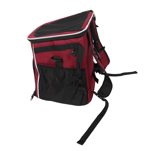 BESTonZON Fahrrad-hundeträger Rucksack mit Atmungsaktivem Mesh Abnehmbar für Lenkermontage Strapazierfähig und Leicht zu Reinigen für Radfahren Wandern und Outdoor-ausflüge mit Kleinen von BESTonZON