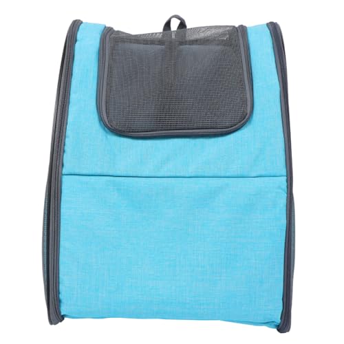 BESTonZON Faltbarer Katzen Hunde Rucksack aus Atmungsaktivem Canvas Bequemer Sicherer Pet Carrier für Reisen Ausflüge und Camping Leichter Transport für Kleine Haustiere Blau BESTonZON Faltbarer Katzen Hunde Rucksack aus Atmungsaktivem Canvas Bequemer Sicherer Pet Carrier für Reisen Ausflüge und Camping Leichter Transport für Kleine Haustiere Blau von BESTonZON