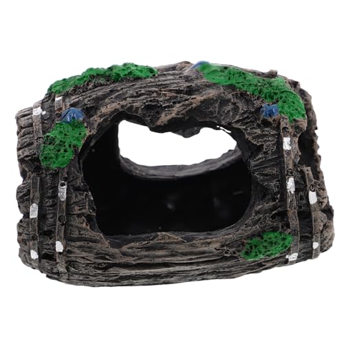 BESTonZON Fischtank Dekoration Aquarium Fischtank Zubehör Fischversteck Höhle Betta Fischtank Fischgarnelen Unterschlupf Garnelentank Zubehör Aquarium Versteck von BESTonZON