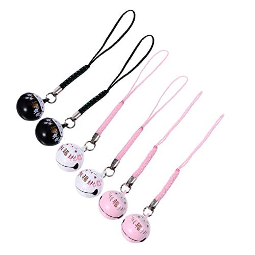 BESTonZON Fortune Cat Kupferglocken Anhänger Handyanhänger Taschencharms Glückskatze Dekorativ für Handy und Taschen BESTonZON Fortune Cat Kupferglocken Anhänger Handyanhänger Taschencharms Glückskatze Dekorativ für Handy und Taschen von BESTonZON