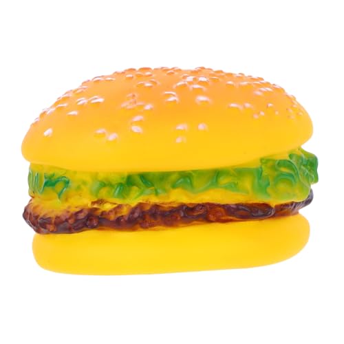 BESTonZON Für Hundefutter Haustiere Quietschende Kauspielsachen Kauspielzeug Für Welpen Hamburger-kauspielzeug Haustier Beißspielzeug Kauspielzeug Für Hunde Vinyl Yellow BESTonZON Für Hundefutter Haustiere Quietschende Kauspielsachen Kauspielzeug Für Welpen Hamburger-kauspielzeug Haustier Beißspielzeug Kauspielzeug Für Hunde Vinyl Yellow von BESTonZON