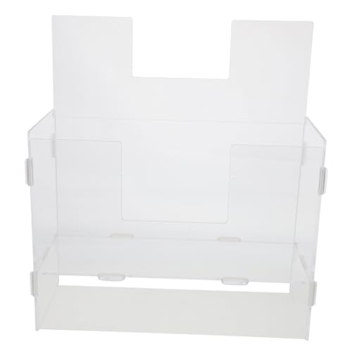 BESTonZON Futterautomat Für Haustiere Heuraufe Für Kaninchen Hase Heuhalter Heubeutel Für Kaninchen Häschen-heu-futterspender Heumatten Für Kaninchen Acryl Transparent BESTonZON Futterautomat Für Haustiere Heuraufe Für Kaninchen Hase Heuhalter Heubeutel Für Kaninchen Häschen-heu-futterspender Heumatten Für Kaninchen Acryl Transparent von BESTonZON