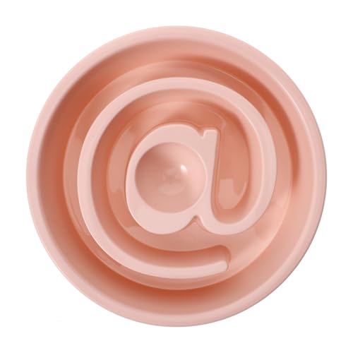 BESTonZON Futterautomat Für Haustiere Slow-Feeder-hundenapfeinsatz Langsam Schüssel Für Hunde Welpe Schüsseln Slow Feeder Hundenapf Anti-Choke-napf Für Haustiere Rosa von BESTonZON