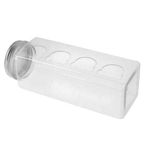 BESTonZON Futterautomat Rutin-Hühnerwasserschale klarer Wasserbehälter Rutin-Wasserspender Hühnerwasserbehälter Transparente Feeder hühner wasserhalter Hühnerfutter Aluminium von BESTonZON