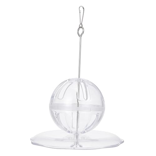 BESTonZON Futterstelle Für Papageien Zur Vogelsuche Papageien Käfig Sammler Hängend Futterspender Toszeug Für Vögel Suchen Vogel Fütterer Klein Nahrungssuche Ball Plastik von BESTonZON
