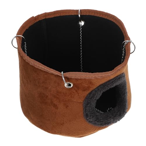 BESTonZON Gemütliche Hängematte für Hamster Ratten und Frettchen Platzsparendes Design mit Praktischen Aufhängungen für Käfige von BESTonZON