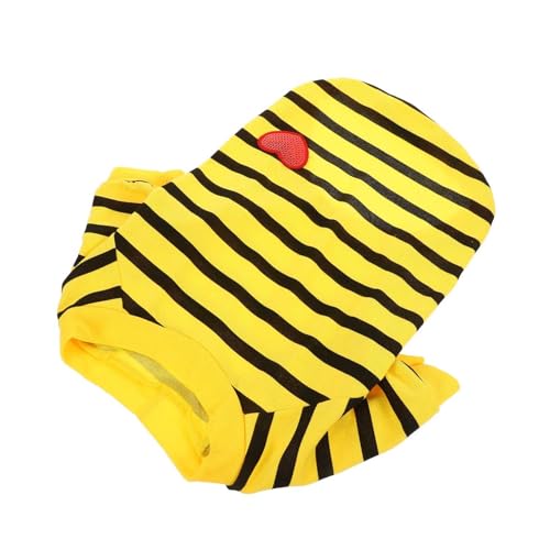 BESTonZON Gestreiftes Hundeshirt aus Baumwolle Atmungsaktiv Leichtes Sommeroutfit für Welpen und Kleine Hunde XL Bequemes T Shirt für Alltag Party und Fotoshootings BESTonZON Gestreiftes Hundeshirt aus Baumwolle Atmungsaktiv Leichtes Sommeroutfit für Welpen und Kleine Hunde XL Bequemes T Shirt für Alltag Party und Fotoshootings von BESTonZON