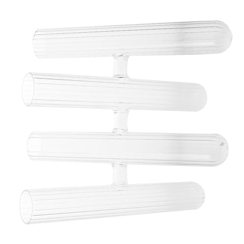 BESTonZON Glas Vasen Durchsichtige Röhrenvasen Kleine Zylindervasen Aus Glas Tischvasen-mittelstück Anzuchtröhrchen Für Pflanzen Reagenzgläser Für Blumenvasen Dekoratives Vasenzubehör von BESTonZON