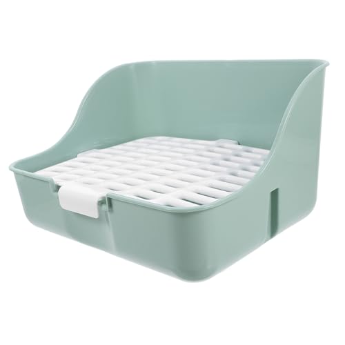 BESTonZON Große Ecktoilette für Kaninchen und Meerschweinchen Stabile Ecken Konstruktion Urinbeständig Geräumig für Chinchillas Frettchengeeignet Kleintier Toilette für Sauberes Umfeld BESTonZON Große Ecktoilette für Kaninchen und Meerschweinchen Stabile Ecken Konstruktion Urinbeständig Geräumig für Chinchillas Frettchengeeignet Kleintier Toilette für Sauberes Umfeld von BESTonZON
