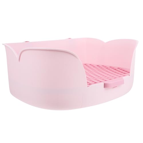 BESTonZON Großer Kaninchen Toilettentrainer für Kleine Tiere Hamster und Meerschweinchen Sicherer und Effektiver Katzentoiletten Ersatz für Käfige und Verschiedene Einsatzorte von BESTonZON