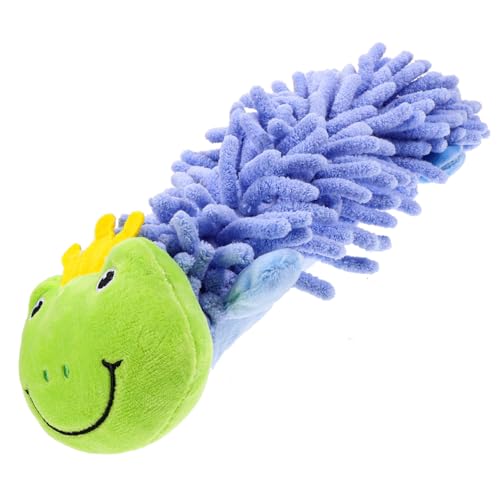 BESTonZON Großes Kauspielzeug Für Quietschendes Molarenspielzeug Froschform Sicheres Und Langlebiges Für Kleine Und Mittelgroße Haustiere Zur Zahnreinigung von BESTonZON