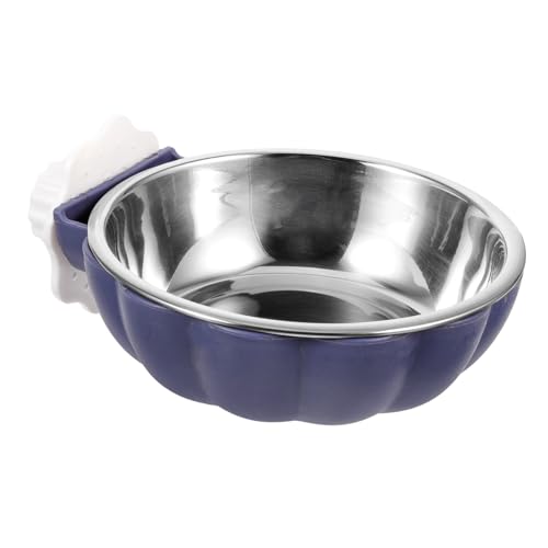 BESTonZON Hängende Kürbis Hundenapf Aus Abnehmbarer Futternapf Für Kleine Und Katzen Pet Feeder Für Fütterung Zu Hause Oder Unterwegs von BESTonZON