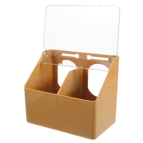 BESTonZON Hängende Vogelfutterstation für Papageien und Kleine Vögel Multifunktionale Futter und Wasserschale mit Zwei Fächern Leicht zu Reinigen und Platzsparend für Käfige und Bäume BESTonZON Hängende Vogelfutterstation für Papageien und Kleine Vögel Multifunktionale Futter und Wasserschale mit Zwei Fächern Leicht zu Reinigen und Platzsparend für Käfige und Bäume von BESTonZON
