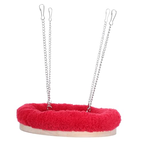 BESTonZON Hängende Vogelnest Hängematte für Kleintiere für Wellensittiche Hamster und Nager Bequemer Schlafplatz mit Platzsparendem Design für Käfige und Spielbereiche von BESTonZON