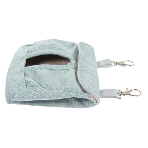 BESTonZON Hängender Futterbeutel für Kleintiere aus Strapazierfähigem Material Wiederverwendbar und Leicht zu Reinigen als Heutasche für Kaninchen Meerschweinchen und Chinchillas im von BESTonZON