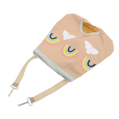 BESTonZON Hängender Heusack für Kleine Haustiere Langlebiger Heufutterbeutel mit Belüftetem Design Platzsparend für Kaninchen Meerschweinchen und Hamster Tragbar und Frisch Haltend von BESTonZON