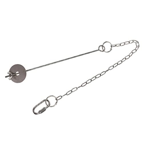 BESTonZON Hängender Vogelfutterspender Obstgabel für Papageien Kleintiere Praktischer Futterhalter mit Kette zur Vermeidung von Futterverschwendung BESTonZON Hängender Vogelfutterspender Obstgabel für Papageien Kleintiere Praktischer Futterhalter mit Kette zur Vermeidung von Futterverschwendung von BESTonZON